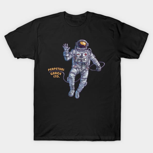 Perpetual Grace Ltd. Astronaut T-Shirt by Contentarama